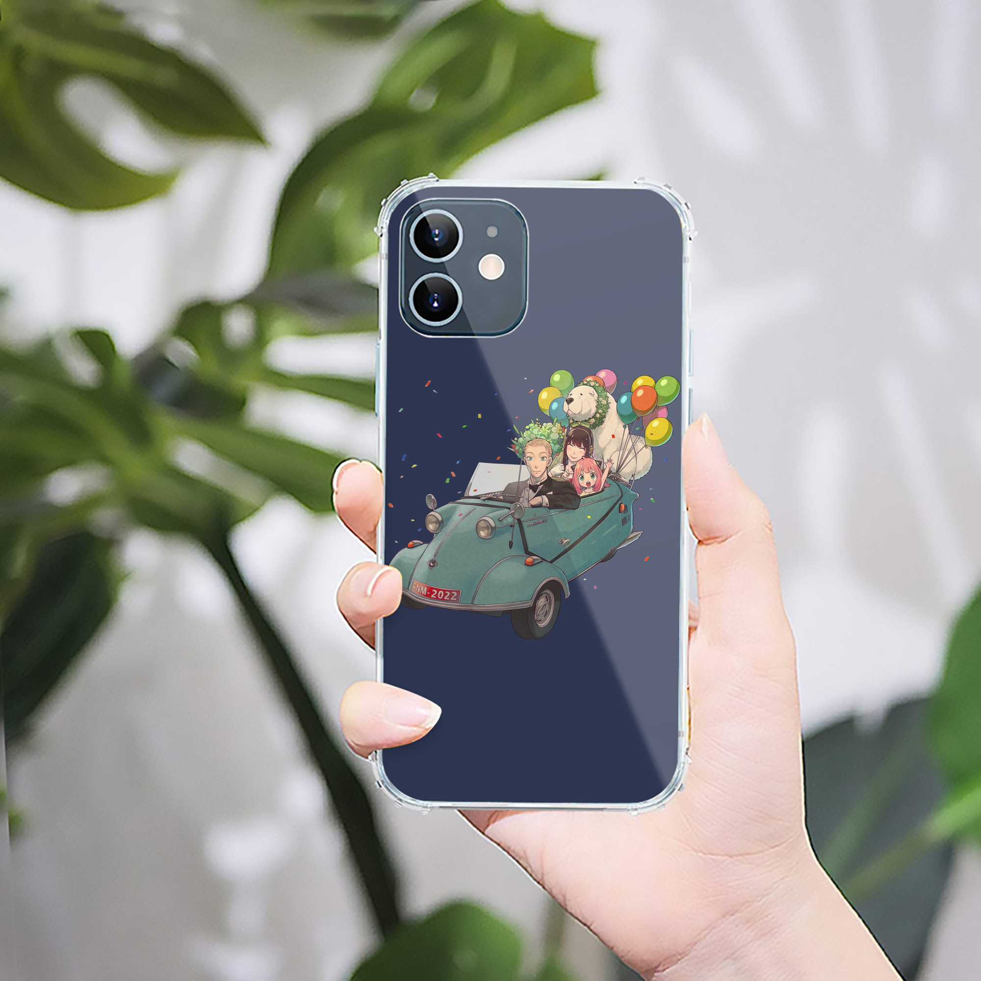 （画像用） SPY×FAMILY间谍家家酒 【iPhone 12シリーズ対応】透明スマホケース（クリアソフトケース）